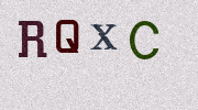 Visual Confirmation Security Code